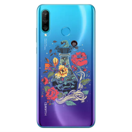 Huawei P30 Lite Magic vase Transparent Silicone TPU Θήκη