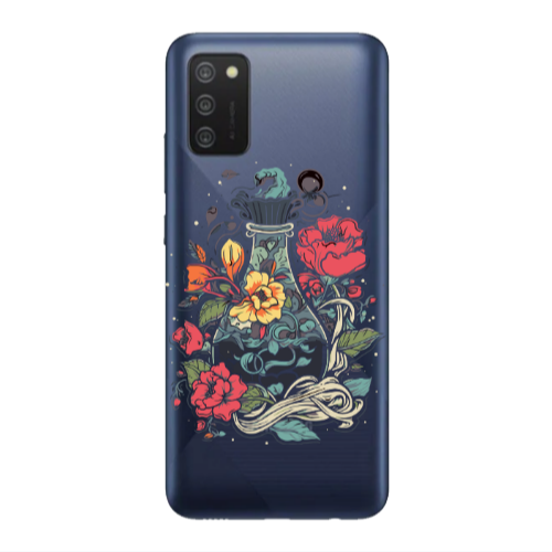 Samsung A02s Magic vase Transparent Silicone TPU Θήκη