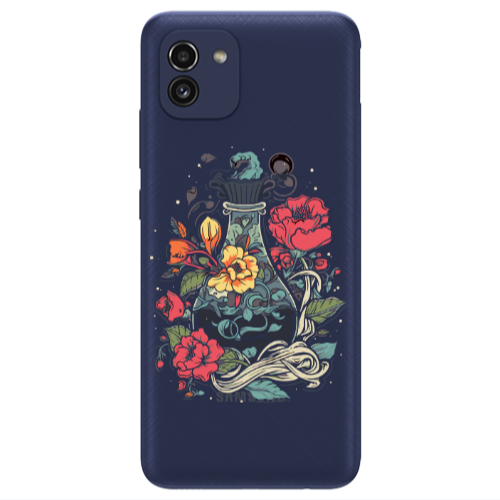 Samsung A03 Magic vase Transparent Silicone TPU Θήκη
