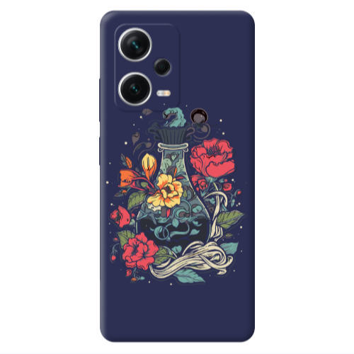 Xiaomi Poco X5 Magic vase Dark blue Colored Silicone TPU Θήκη