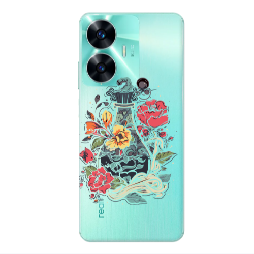 Realme C55 Magic vase Transparent Silicone TPU Θήκη