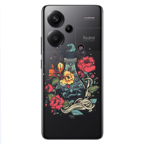 Xiaomi Redmi Note 13 Pro+ 5G  Magic vase Transparent Silicone TPU Θήκη