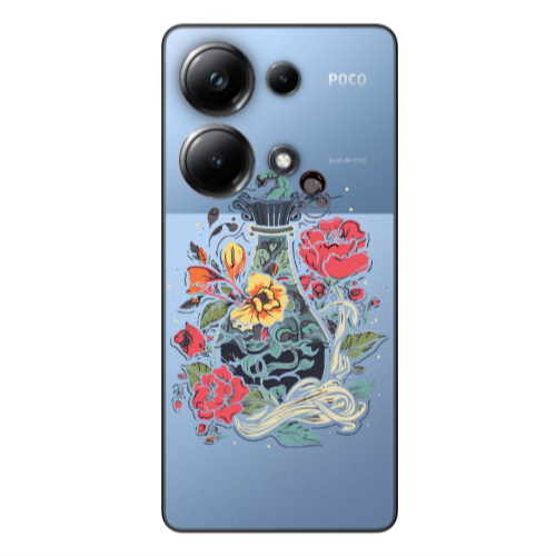 Xiaomi Poco M6 Pro 4G Magic vase Transparent Silicone TPU Θήκη