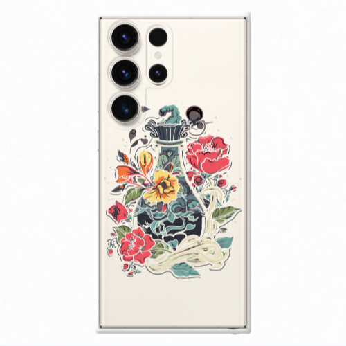 Samsung S24 Ultra Magic vase Transparent Silicone TPU Θήκη
