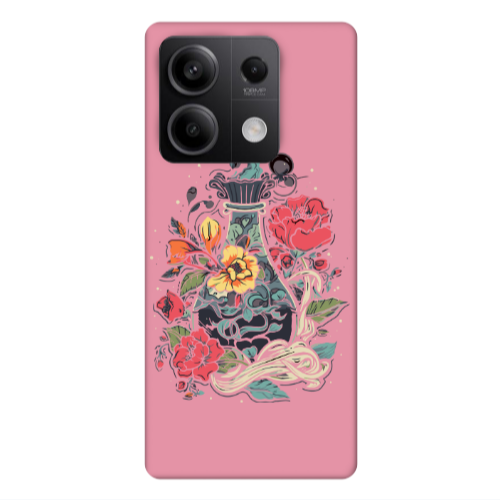 Xiaomi Redmi Note 13Pro 5G Magic vase Pink Colored Silicone TPU Θήκη
