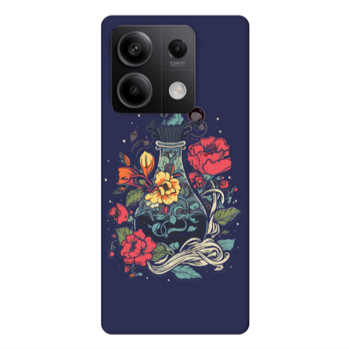 Xiaomi Redmi Note 13Pro 5G Magic vase Dark blue Colored Silicone TPU Θήκη