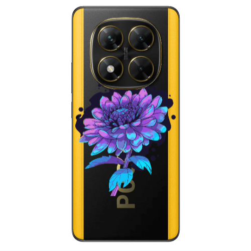 Xiaomi Poco X7 Witch flower Transparent Silicone TPU Θήκη