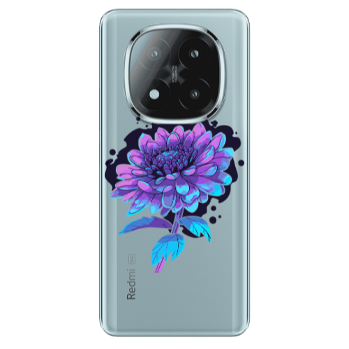 Xiaomi Redmi Note 14 Pro + 5g Witch flower Transparent Silicone TPU Θήκη