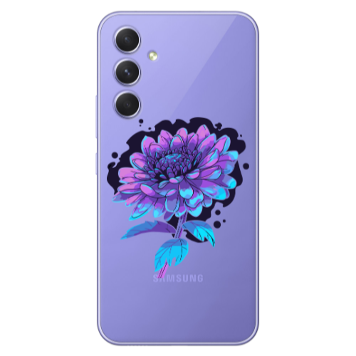 Samsung A56 Witch flower Transparent Silicone TPU Θήκη