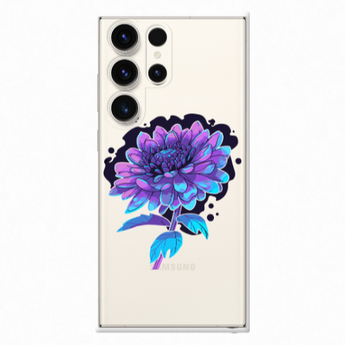 Samsung S25 Ultra Witch flower Transparent Silicone TPU Θήκη