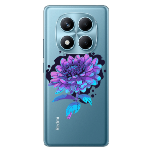 Xiaomi Redmi Note 14 Pro Witch flower Transparent Silicone TPU Θήκη