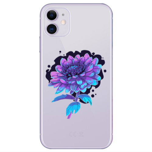 Apple iPhone 11  Witch flower Transparent Silicone TPU Θήκη