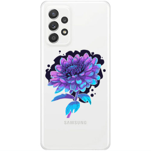 Samsung A53 Witch flower Transparent Silicone TPU Θήκη