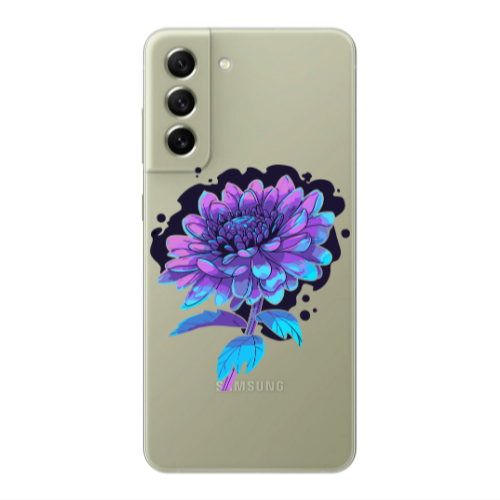 Samsung S22 Plus Witch flower Transparent Silicone TPU Θήκη