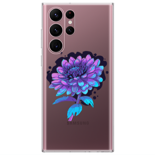 Samsung S22 Ultra Witch flower Transparent Silicone TPU Θήκη