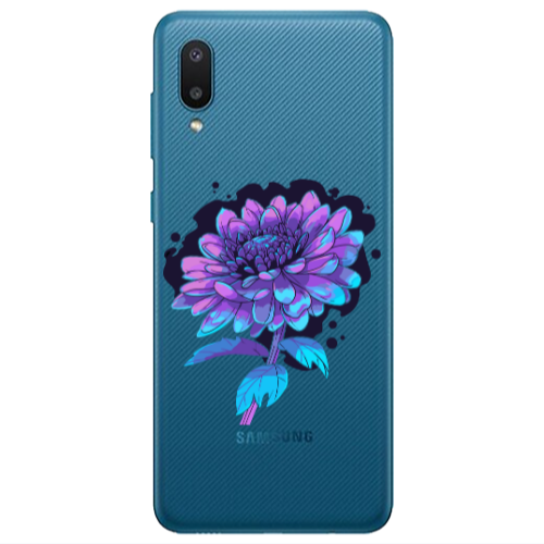 Samsung A02 Witch flower Transparent Silicone TPU Θήκη