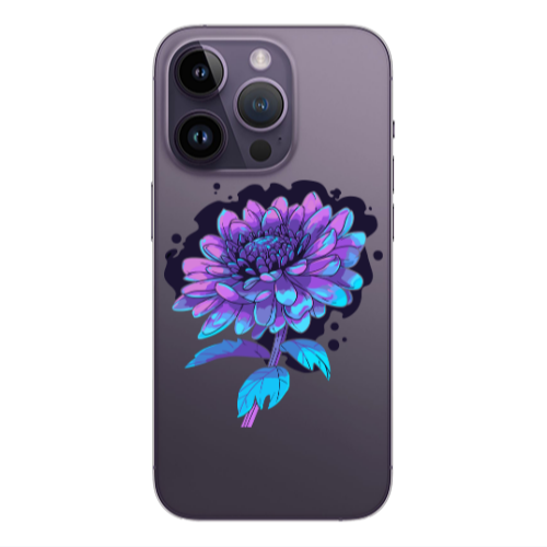 Apple iPhone 14 Pro  Witch flower Transparent Silicone TPU Θήκη