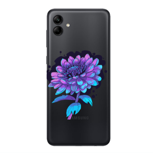 Samsung A04 Witch flower Transparent Silicone TPU Θήκη