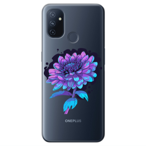 Oneplus Nord 100 Witch flower Transparent Silicone TPU Θήκη