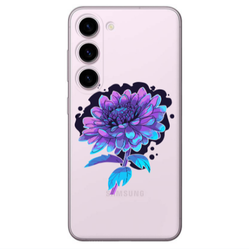 Samsung S23 Witch flower Transparent Silicone TPU Θήκη