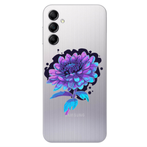 Samsung A24 Witch flower Transparent Silicone TPU Θήκη