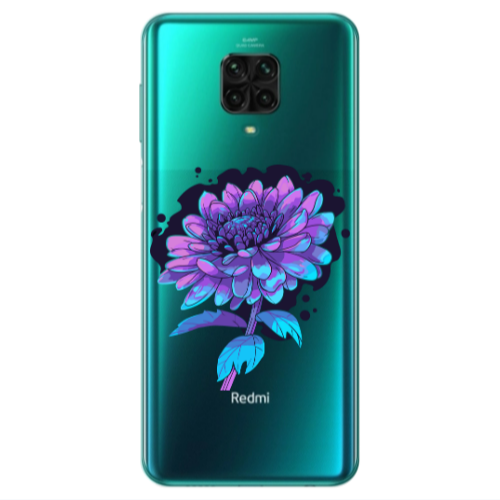 Xiaomi Redmi Note 9S Witch flower Transparent Silicone TPU Θήκη