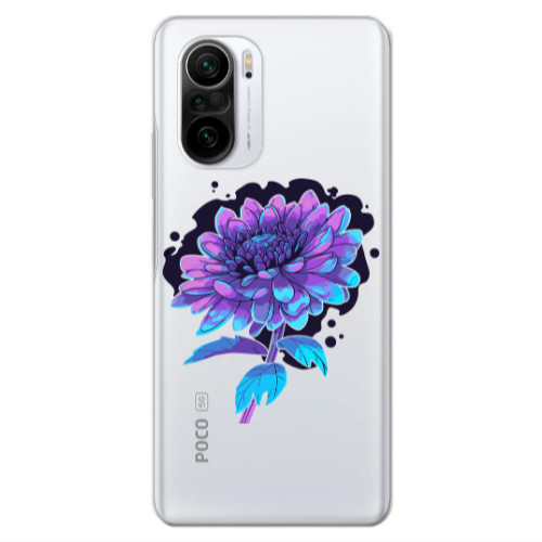 Xiaomi Poco F3 Witch flower Transparent Silicone TPU Θήκη