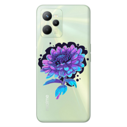 Realme C35 Witch flower Transparent Silicone TPU Θήκη