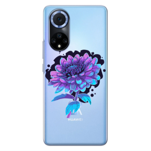 Huawei Nova 9 Witch flower Transparent Silicone TPU Θήκη