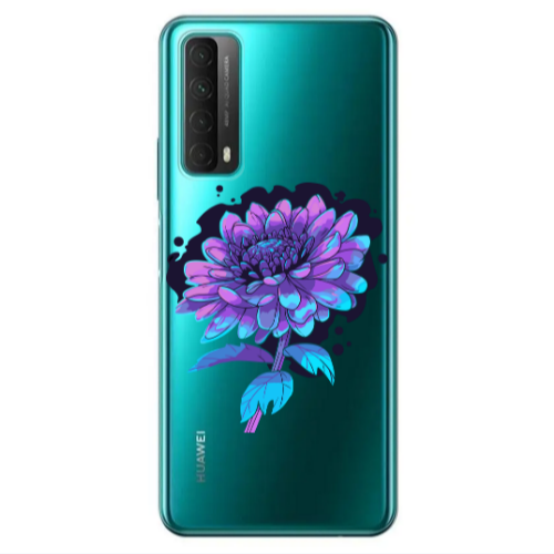 Huawei P Smart 2021 Witch flower Transparent Silicone TPU Θήκη
