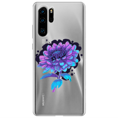 Huawei P30 Pro Witch flower Transparent Silicone TPU Θήκη