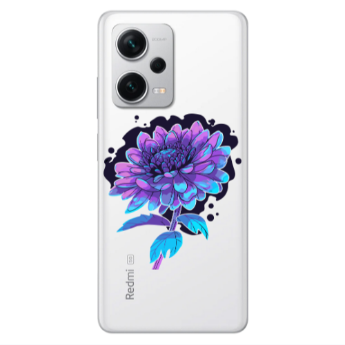 Xiaomi Redmi Note 12 5G Witch flower Transparent Silicone TPU Θήκη