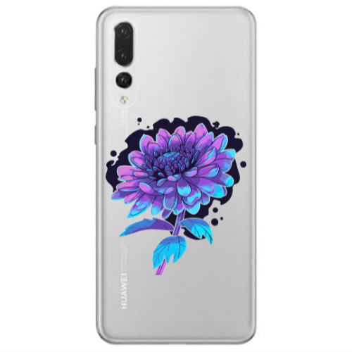Huawei P20 Pro Witch flower Transparent Silicone TPU Θήκη
