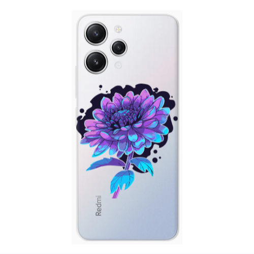Xiaomi Redmi 12 Witch flower Transparent Silicone TPU Θήκη