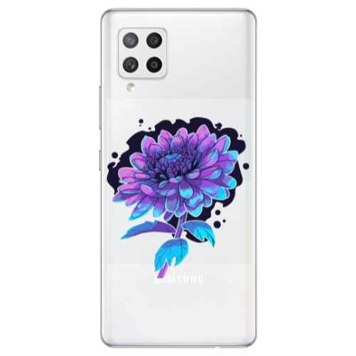 Samsung A42 5G Witch flower Transparent Silicone TPU Θήκη
