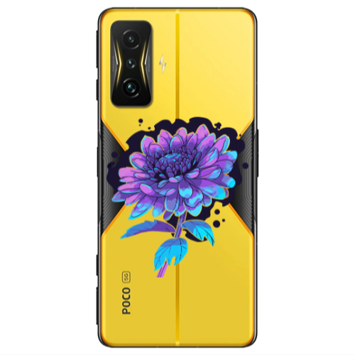 Xiaomi Poco F4 Gt Witch flower Transparent Silicone TPU Θήκη