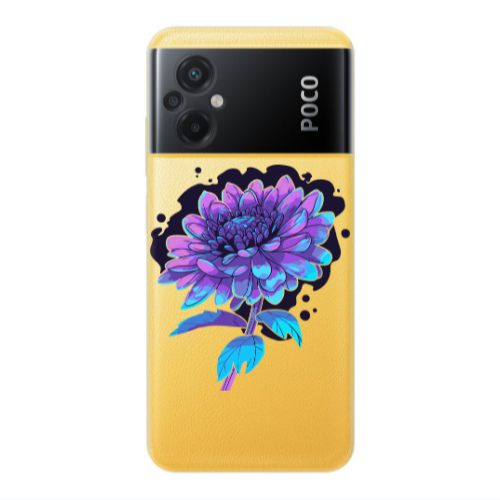 Xiaomi Poco M5 Witch flower Transparent Silicone TPU Θήκη