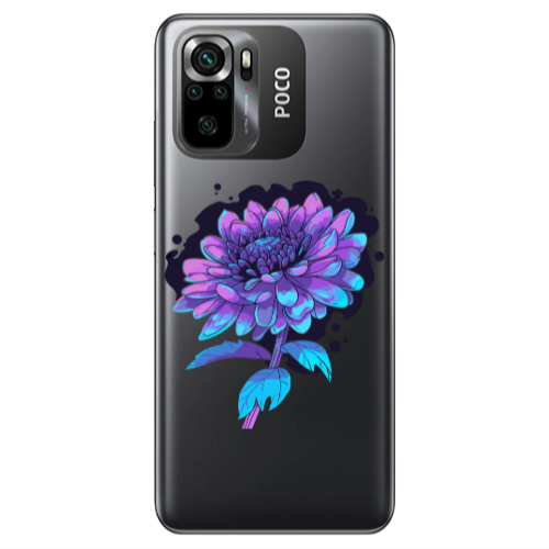 Xiaomi Poco M5 s Witch flower Transparent Silicone TPU Θήκη