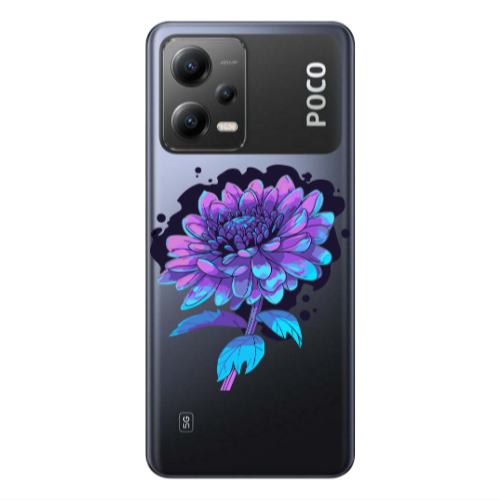 Xiaomi Poco X5 Witch flower Transparent Silicone TPU Θήκη