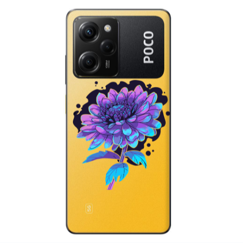 Xiaomi Poco X5 Pro Witch flower Transparent Silicone TPU Θήκη