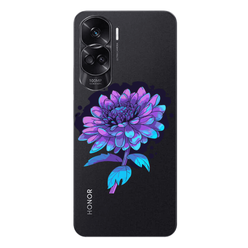 Honor 90 Lite 5G Witch flower Transparent Silicone TPU Θήκη