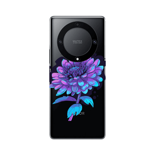 Honor Magic5 Lite 5G Witch flower Transparent Silicone TPU Θήκη