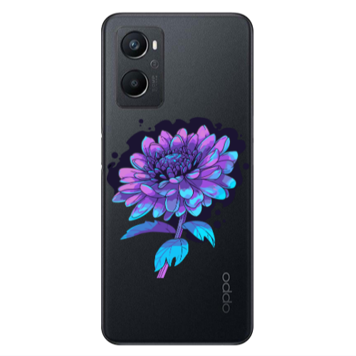 Oppo A 96 Witch flower Transparent Silicone TPU Θήκη