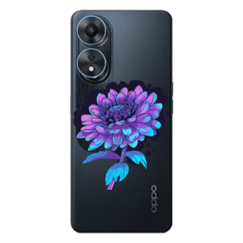 Oppo A 98 Witch flower Transparent Silicone TPU Θήκη