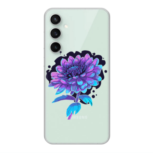 Samsung S24 Witch flower Transparent Silicone TPU Θήκη