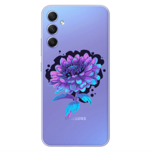 Samsung A25 Witch flower Transparent Silicone TPU Θήκη