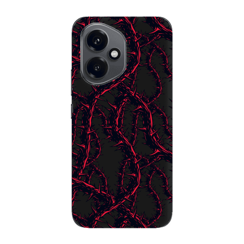 Honor Magic 400 Prickly ivy Black Colored Silicone TPU Θήκη