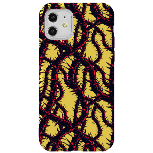 Apple iPhone 11  Prickly ivy Yellow Colored Silicone TPU Θήκη
