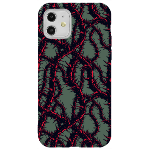 Apple iPhone 11  Prickly ivy Dark Green Colored Silicone TPU Θήκη
