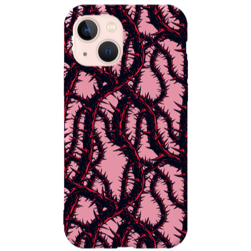 Apple iPhone 13 Prickly ivy Pink Colored Silicone TPU Θήκη